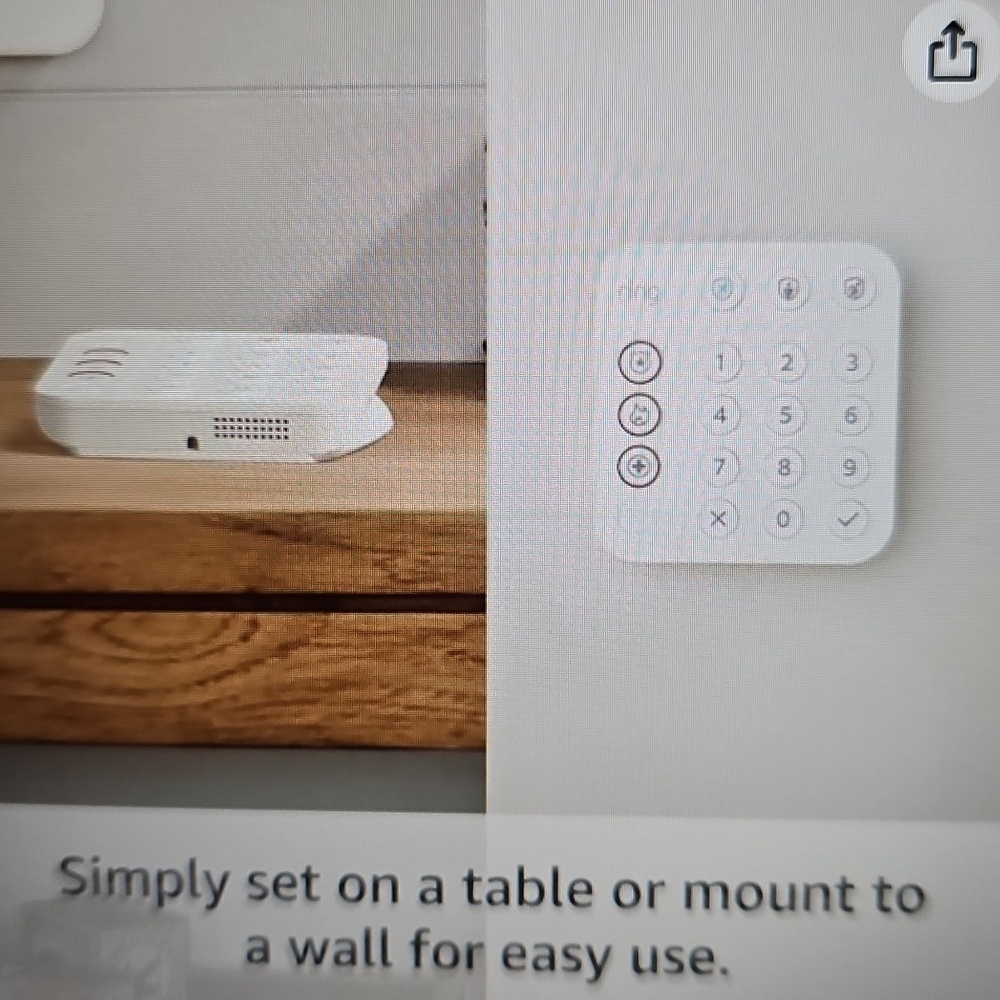 New In Box Ring Alarm Keypad 2nd Gen Emergency Response with White Finish - Picture 6 of 6
